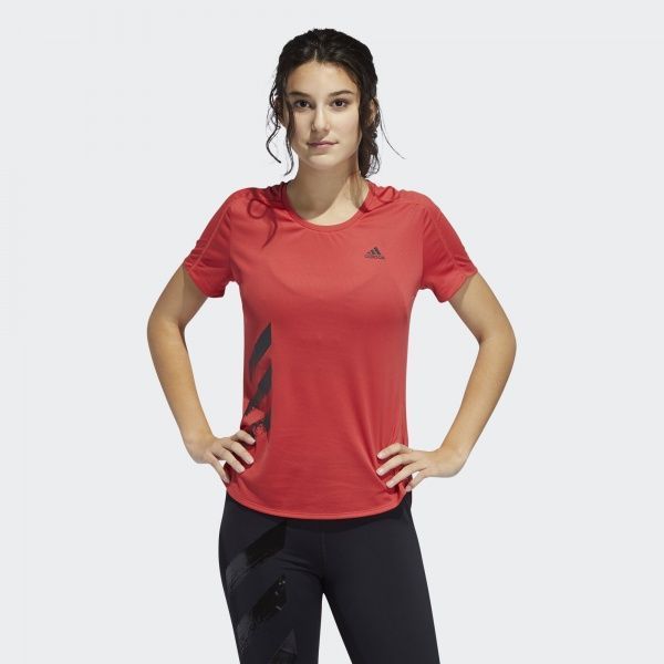 Футболка Adidas RUN IT TEE 3S W FR8387 XS червоний