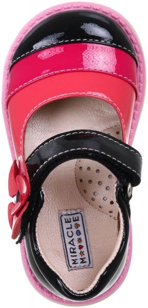 Туфлі для дівчаток MiracleMe р.21 малиново-чорний 12-2-08-2 