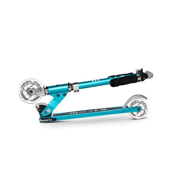 Самокат Micro Sprite LED блакитний 