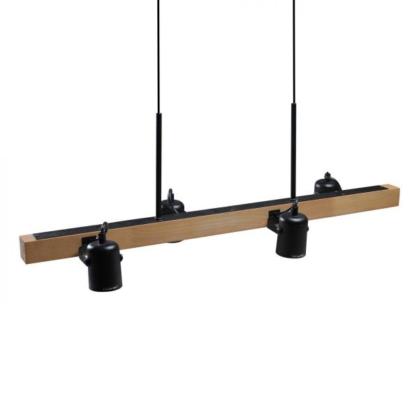 Підвіс Светкомплект Loft WDL 4x40 Вт E27 чорний 