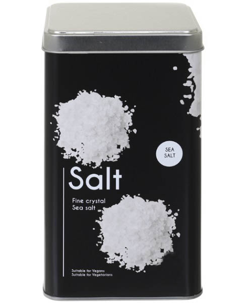 Ємність для зберігання Loft Salt чорна 18,3x10,6x10,6 см Flamberg Premium