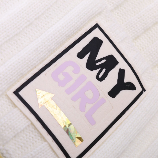 Шапочка дитяча для дівчинки Kraft+ р.52-54 молоко 2014 