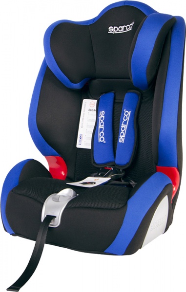 Автокресло-бустер Sparco 1+2+3 (9-36кг) синий 106607