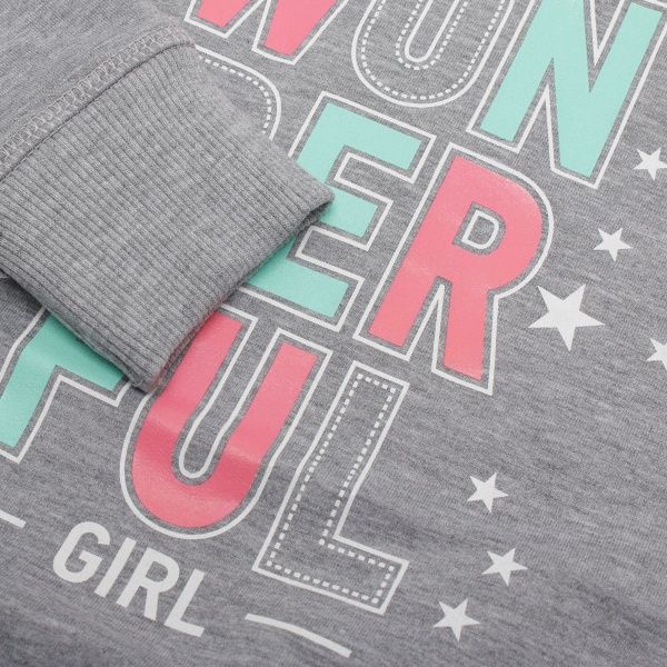 Світшот Luna Kids 1 р.104 сірий меланж 