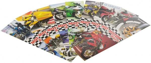 Набор закладок Мотоциклы Лунапак