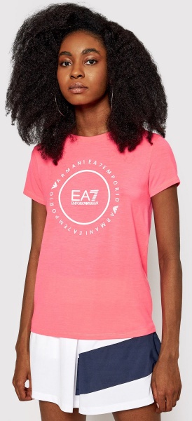 Футболка EA7 T-SHIRT 3KTT22-TJ1TZ-1427 р.M малиновий