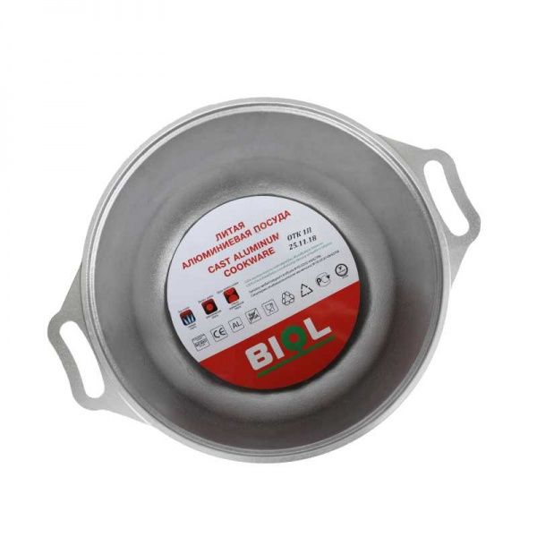 Каструля з кришкою алюмінієва 2,5 л К0251 Biol