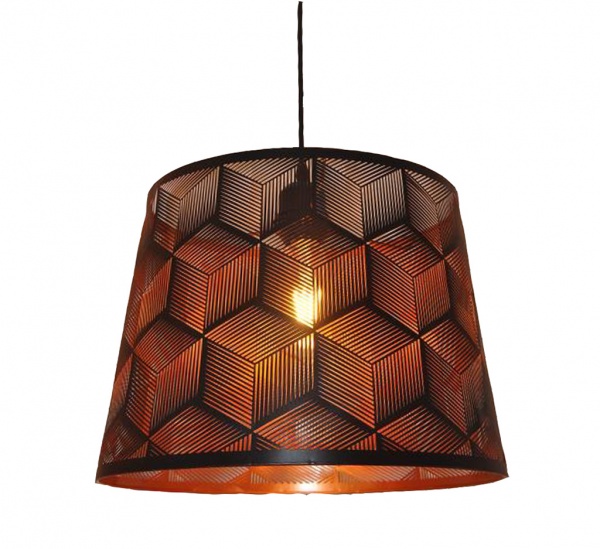 Підвіс Focus Light 1x60 Вт E27 чорний/золото P6844/1 