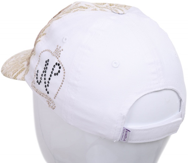 Кепка для девочек Pampona 21 L 09 р.54 золотой 