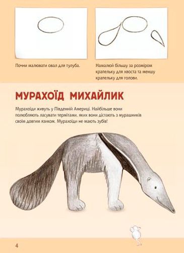 Альбом для рисования «Рисуем животных: Северная и Южная Америка» 978-966-74-8272-5