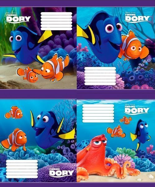 Зошит шкільний У пошуках Дорі 12 аркушів коса Міцар+