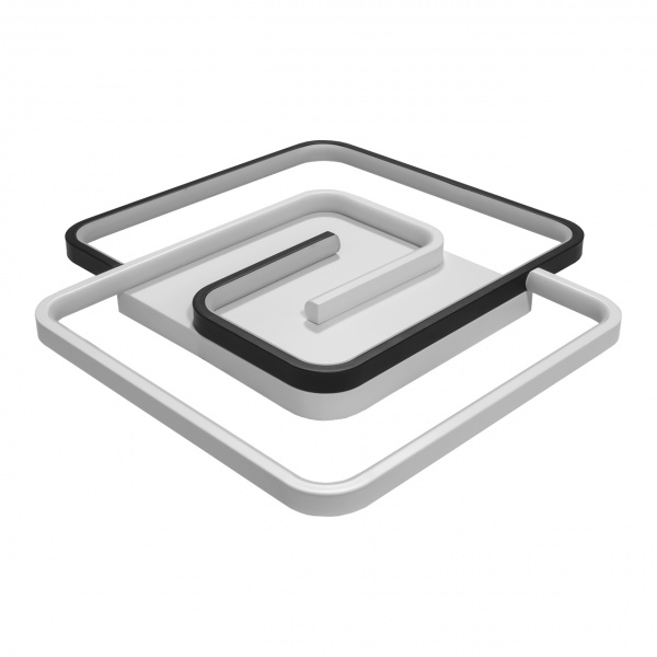 Світильник світлодіодний V-WATT AURA 100W S 100 Вт білий із чорним 3000-6000 К 