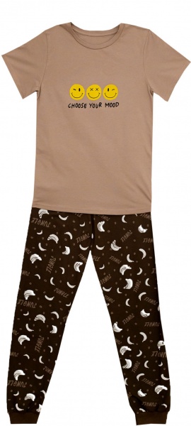 Піжама для хлопчиків KOSTA р.134–140 коричневий 2111-3 