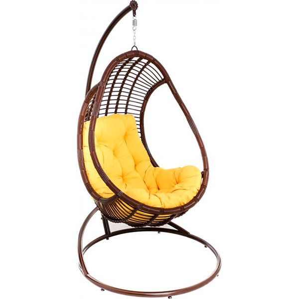 Кресло-кокон Украинские конструкции Komfort темно-коричневое