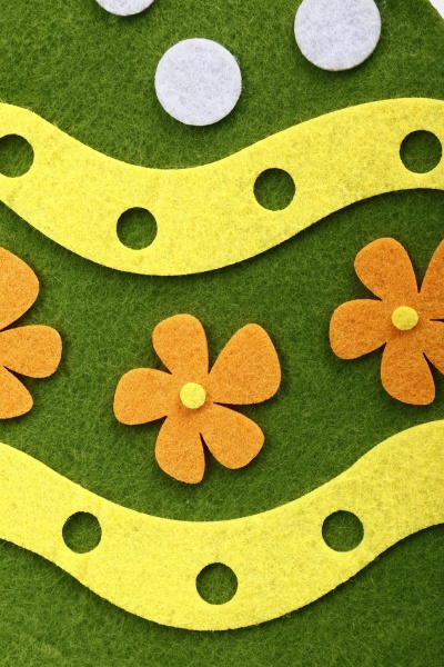 Декорация пасхальная Діамантові ручки Писанка 20х17 см травяной