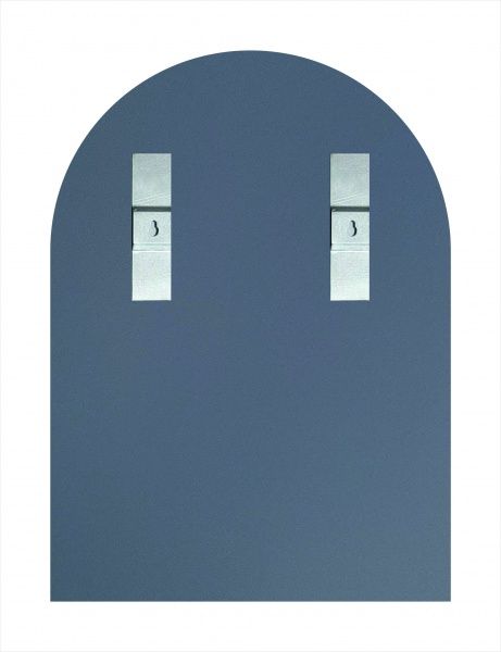 Зеркало настенное ЛАДА ГІВА 880 арка 550х400 с орнаментом бронза 