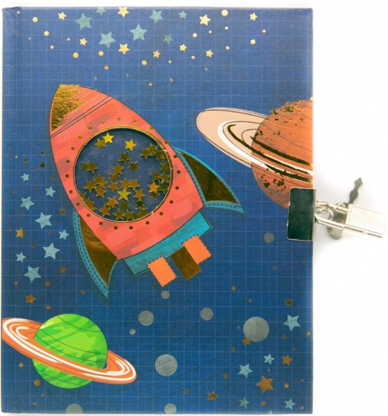 Блокнот на замочку з віконцем Космос W361951 Malevaro