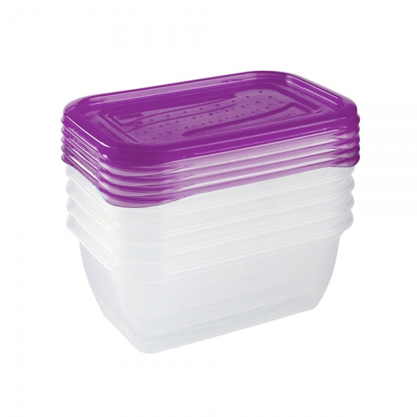 Набор контейнеров для пищевых продуктов Fredo Fresh 5х0,5 л 5 шт Keeeper