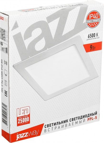 Світильник вбудовуваний (Downlight) Jazzway PPL-S 9 Вт 6500 К білий 