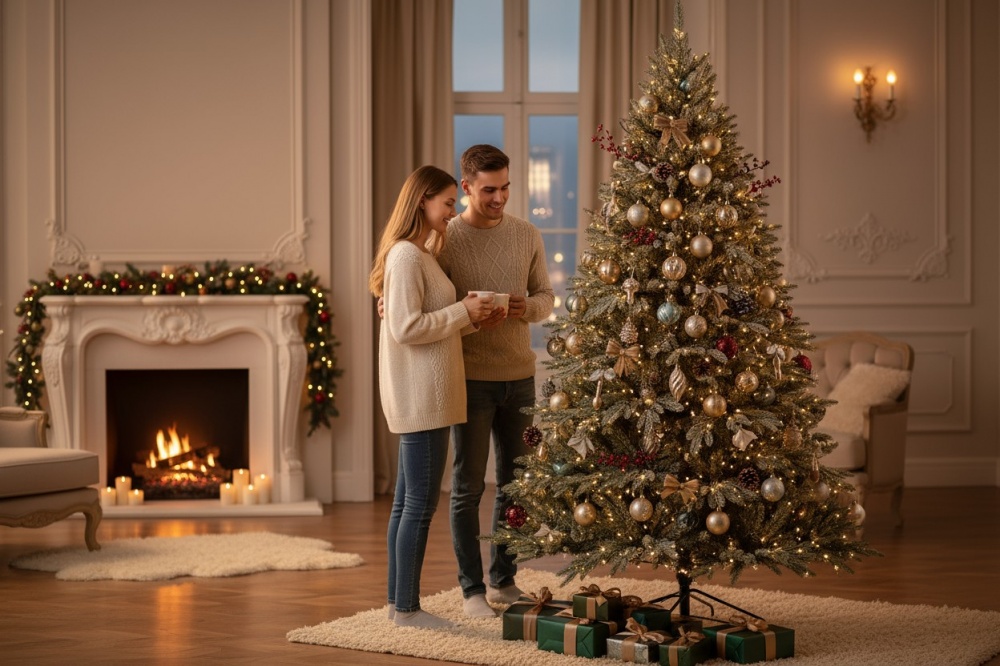 Искусственная елка литая Лапландская 2,10 м зеленая