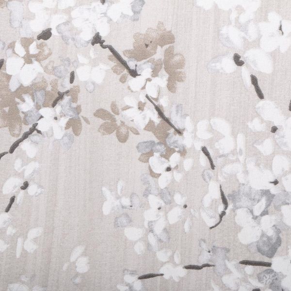 Скатерть Сакура цветок 136x220 см серый La Nuit 