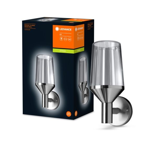 Стовп Ledvance Calice Wall серії Endura Classic E27 IP44 нержавіюча сталь 