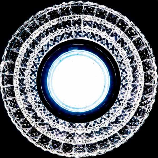 Светильник точечный Accento lighting MR16 с LED-подсветкой 3 Вт GU5.3 4000 К хром ALHu-MKD-E002 