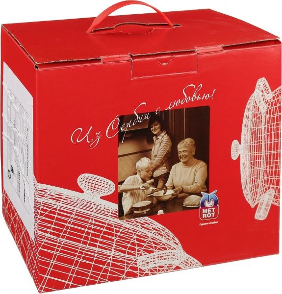 Кастрюля с крышкой Принц 5,3 л Золотой петушок 2681 Metrot