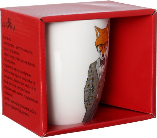 Чашка Модные звери Мистер Лис 360 мл 21-272-072 Keramia