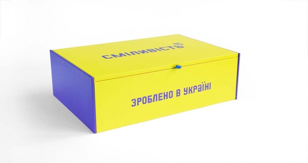 Скринька Be brave M 178x258x74 мм синя CooverBox