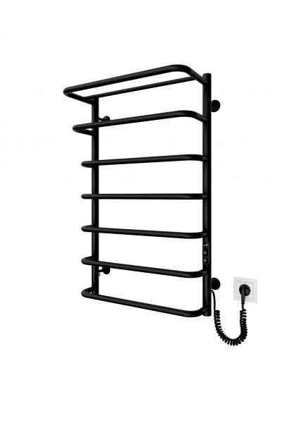 Рушникосушарка електрична Mario Епіка-1 810x522 з таймером-регулятором чорний матовий