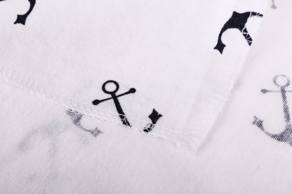 Пелюшка Luna Kids Якоря 90x90 см білий