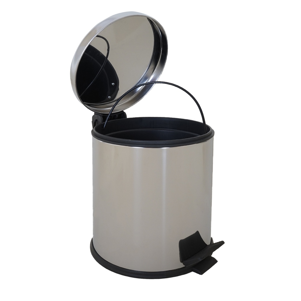 Ведро с педалью Casa Si 20 л нержавеющая сталь