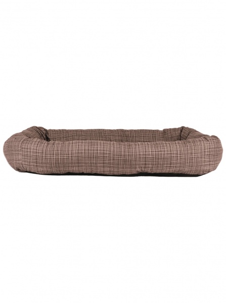 Лежак FX home Хит 60х48х10 см коричневая полоса