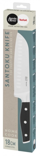 Нож сантоку Jamie Oliver 18 см K2671844 Tefal 
