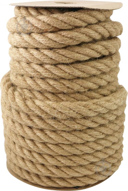 Канат джутовый Радосвіт 24 мм кремово-коричневый
