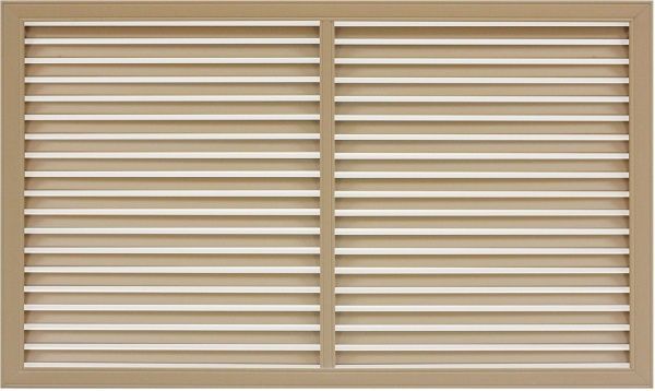 Решітка радіаторна ОМіС 600x1200 мм бежева