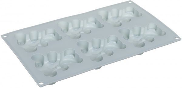 Форма для кексов Мишки 30,5х18х2 см 6 шт. 51618436 Flamberg Smart Kitchen