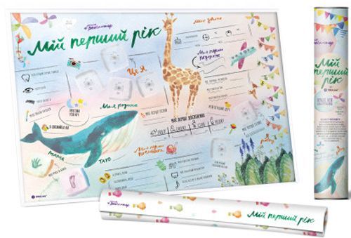 Інтерактивний постер 1DEA.me #Бебіпостер Мій перший рік