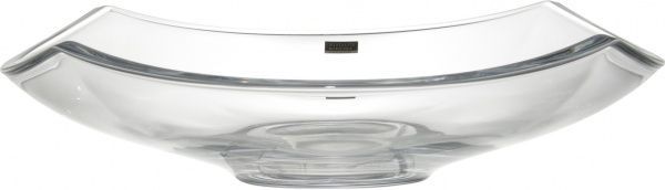 Ваза стеклянная прозрачная Mississippi 40 см Bohemia