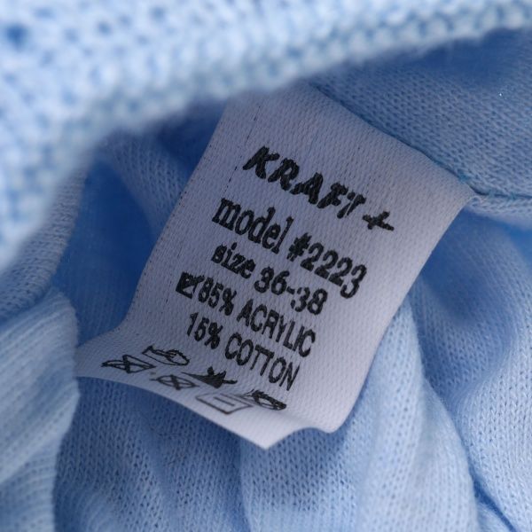 Шапочка дитяча для хлопчика Luna Kids р.36 темно-блакитний 2223 