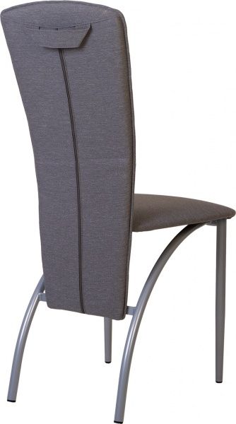 Стілець обідній Nowy Styl ALICE ALU (BOX-4) (CH) GD-51 алюміній/сірий