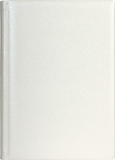 Дневник недатированный Armonia белый металлик Cabinet A5