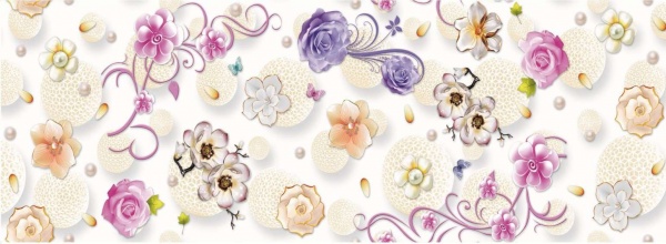 Скатерть без основания ES0716 135x100 см мульти Даріана 