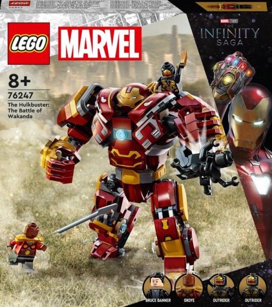 Конструктор LEGO Super Heroes Халкбастер: битва за Ваканду 76247