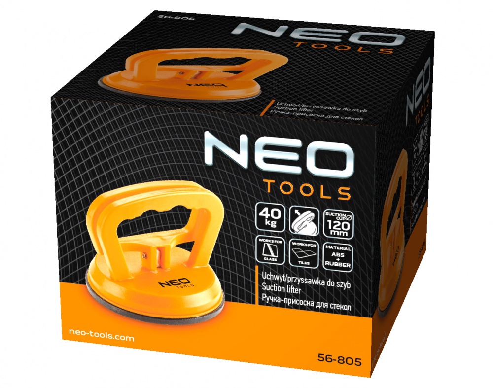 Присоска для скла NEO tools до 40 кг 56-805