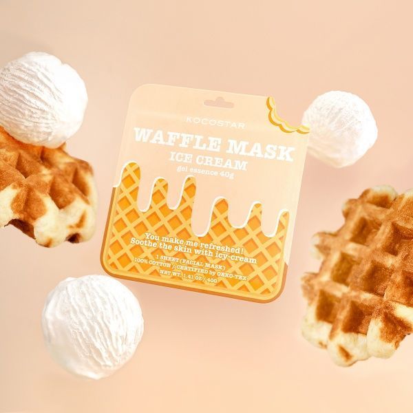 Маска для лица Kocostar освежающая и смягчающая Сливочное мороженое 40 г