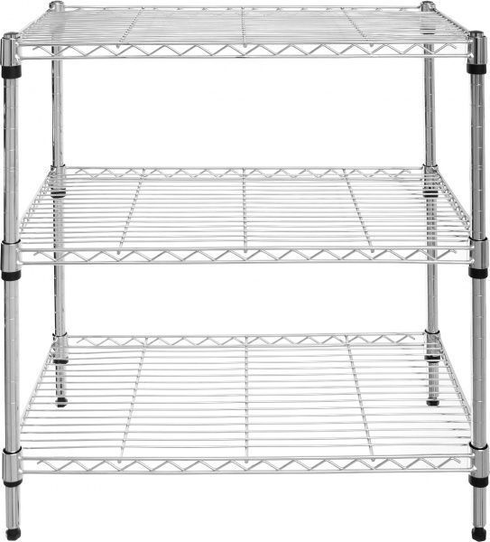 Стелаж металевий PROзапас HKJ-B010 600x600x350 мм хромований