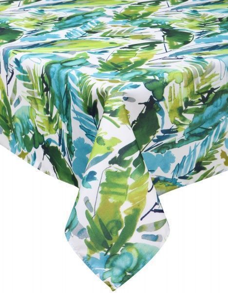 Скатерть Зеленые травы 140x180 см разноцветный Luna 