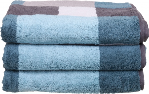 Рушник махровий Mosaic 80x150 см графіт Cawo 